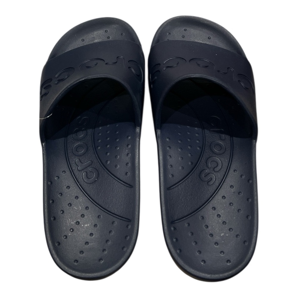 Crocs Women’s Slide Dark Navy Slipper Slip-On, Size 9 - Picture 3 of 7